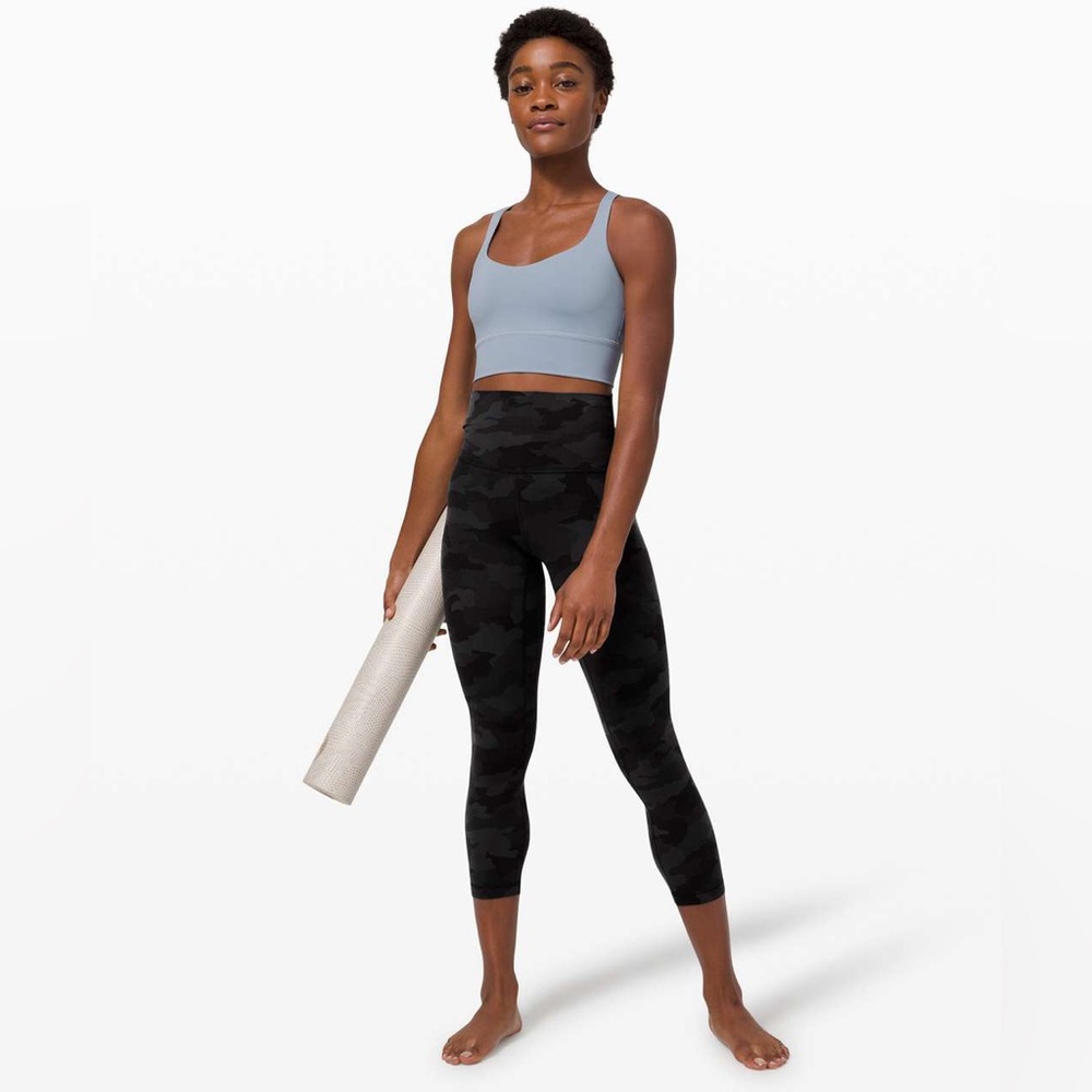 Lululemon Align High-Rise Crop 23" Heritage 365 Camo Deep Coal Multi Leggings